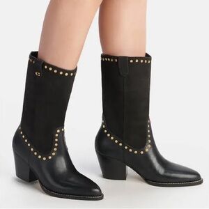 Coach Phoebe Western Slouch Bootie